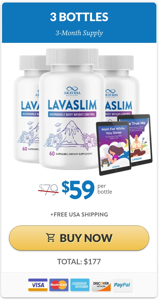 LavaSlim three bottles order